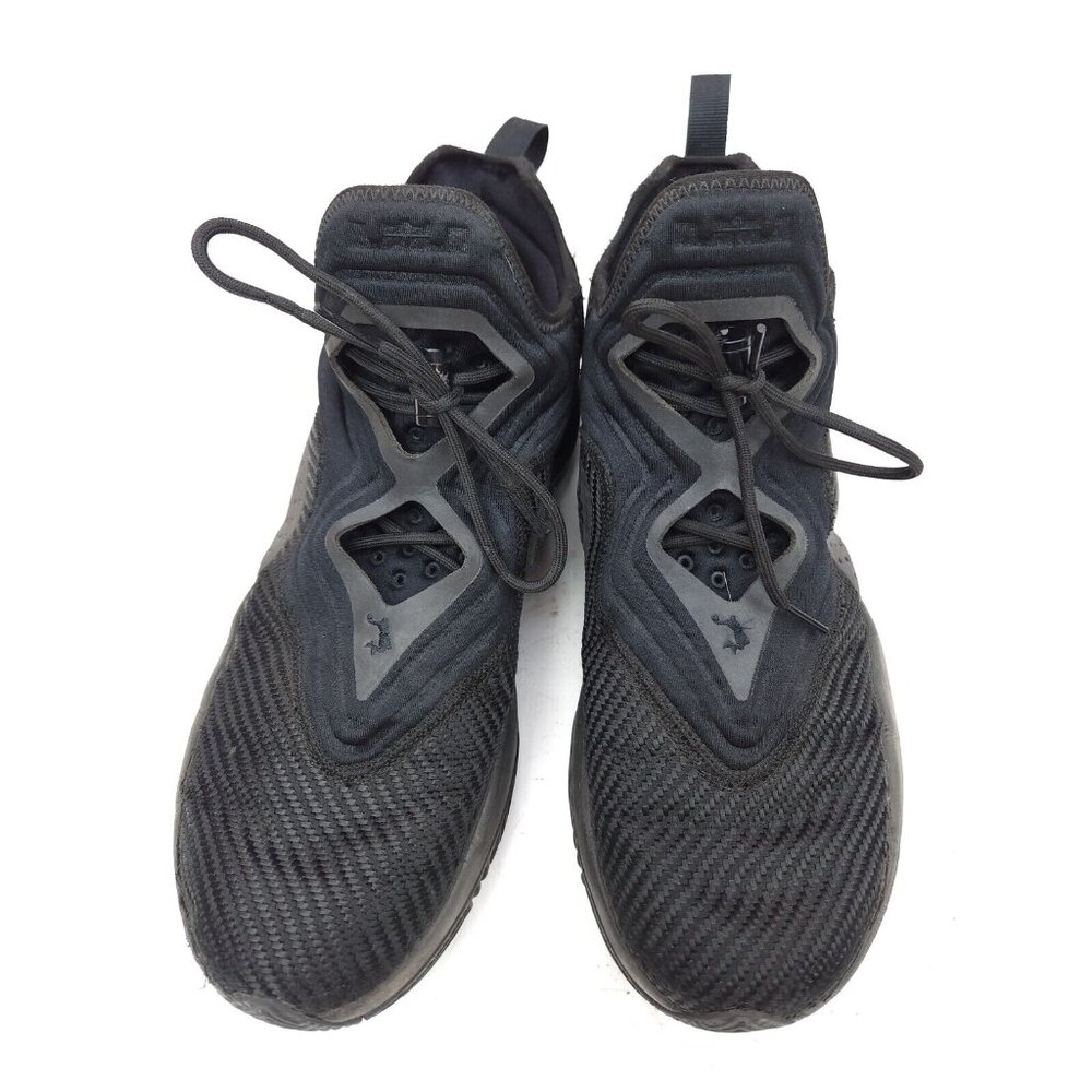 Nike Men's Lebron Soldier 14 Triple Black Basketball Shoes Sneakers Size 11 - Picture 7 of 11